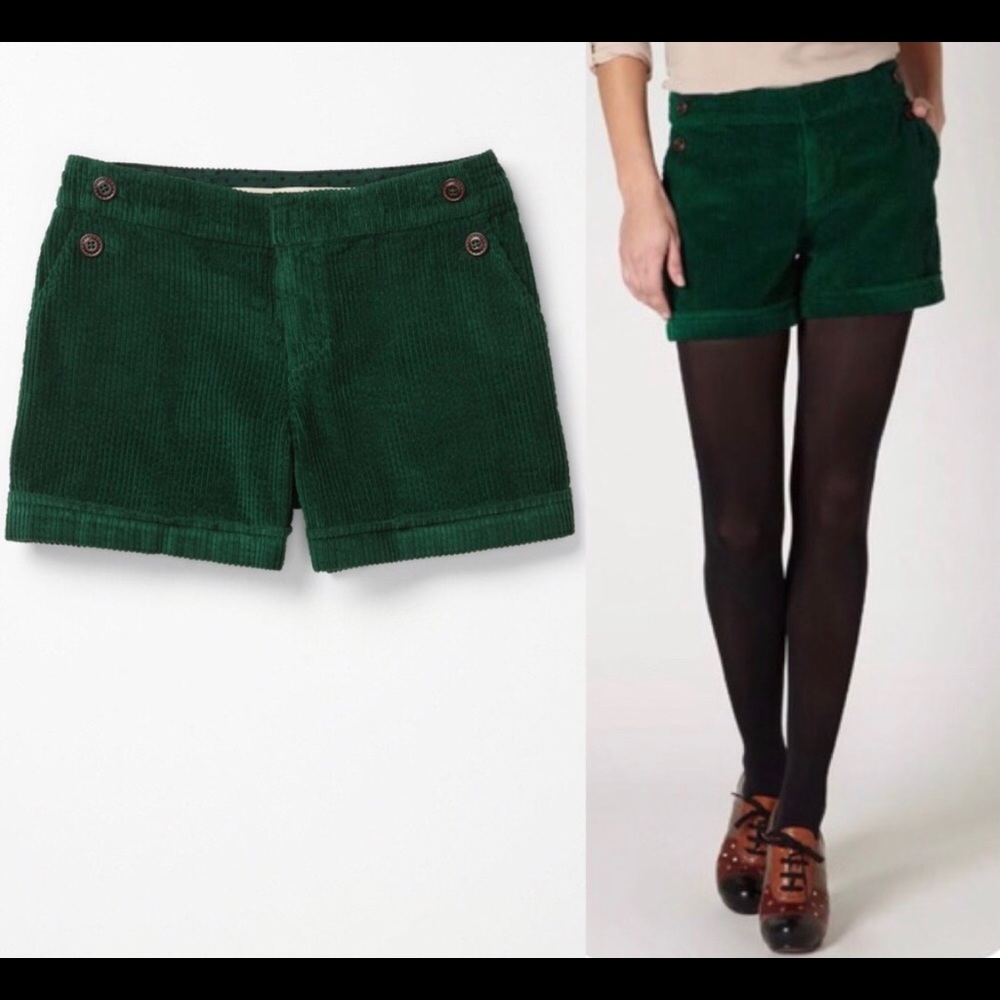 Anthropologie Corduroy Shorts